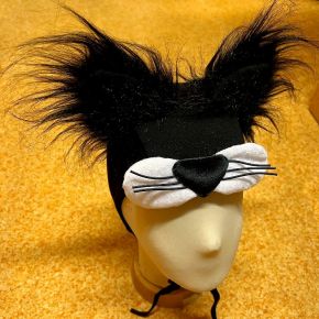 kaķis bērnu maskas cepure